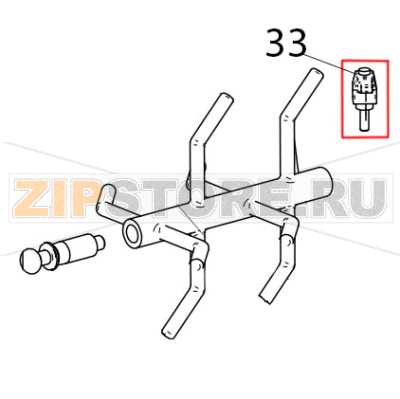 Leva a ripresa Fimar PF40E Leva a ripresa Fimar PF40EЗапчасть на деталировке под номером: 33