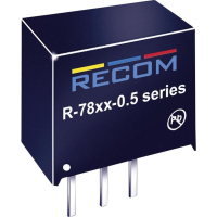 Преобразователь DC/DC, печатный монтаж, 6.5 В/DC, 0.5 A, 3.75 Вт Recom R-786.5-0.5