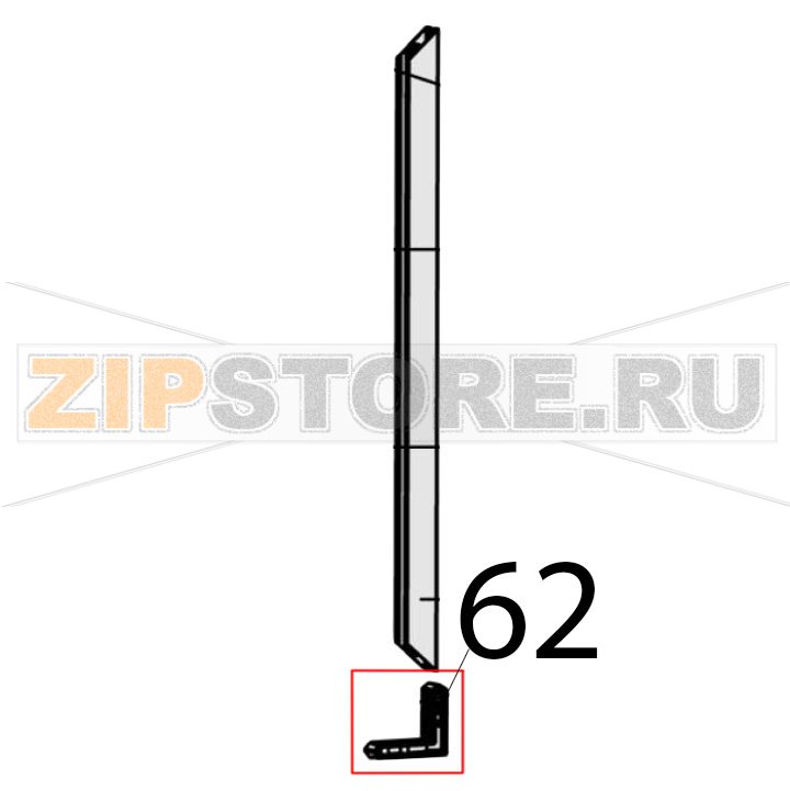 Door, complete Bartscher RT-78B-8 Door, complete Bartscher RT-78B-8Запчасть на деталировке под номером: 17, 55-63