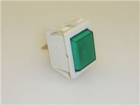 LAMPADA SPIA VERDE CORPO BIANCO