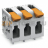 Клемма на печатную плату; рычаг; 4 mm; Шаг контактов 7,5 мм; 3-пол.; Push-in CAGE CLAMP®; 4,00 mm; серые Wago 2604-1303 - Клемма на печатную плату; рычаг; 4 mm; Шаг контактов 7,5 мм; 3-пол.; Push-in CAGE CLAMP®; 4,00 mm; серые Wago 2604-1303