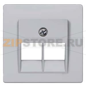 DELTA I-SYSTEM АЛЮМИНЕВЫЙ МЕТАЛЛИК КРЫШКА СИСТЕМНОЙ РОЗЕТКИ  2X8-ПОЛЮС. 55X55MM Siemens 5TG1261 