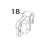 Covers for hinge (includes side and rear hinge covers) Zebra ZD421 Thermal Transfer