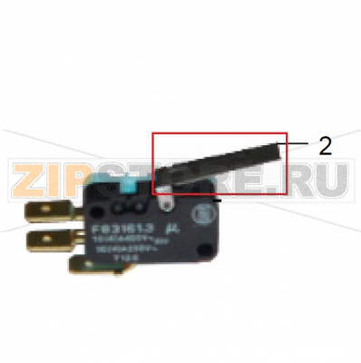 Lever for sensitive switch Meiko FV 130.2 Lever for sensitive switch Meiko FV 130.2Запчасть на деталировке под номером: 2Название запчасти Meiko на английском языке: Lever for sensitive switch Meiko FV 130.2