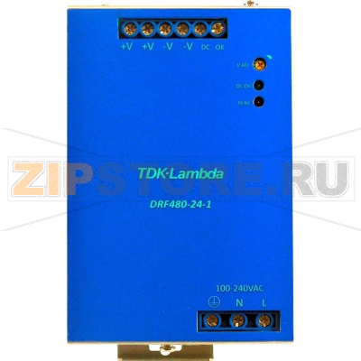 Блок питания на DIN-рейку 24 В/DC, 480 Вт TDK-Lambda DRF-480-24-1 