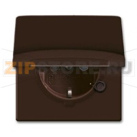 Розетка 16 А, 250 В, IP44, коричневая ABB 2CKA002064A0291