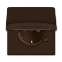 Розетка 16 А, 250 В, IP44, коричневая ABB 2CKA002064A0291