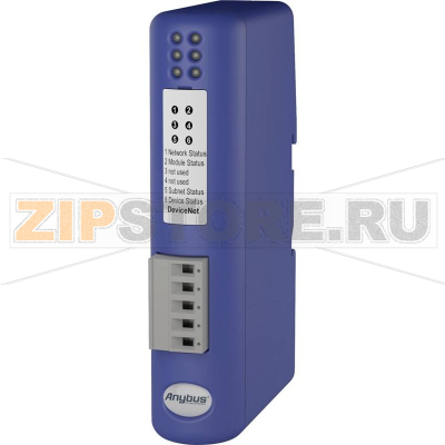 Шлюз сетевой 24 В/DC, CAN, DeviceNet, USB, 1 шт Anybus AB7313 