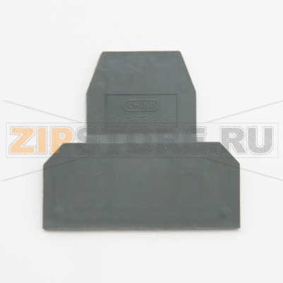 Пластина торцевая 2.5 мм, серая CHIKU D-RTB 4-L/LB 