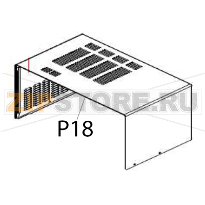 Outer enclosure Hurakan HKN-WP900G Outer enclosure Hurakan HKN-WP900GЗапчасть на деталировке под номером: P18