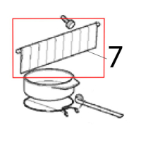 Curtain assy - small cube Scotsman AC 56