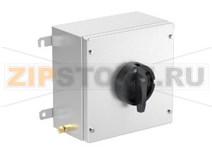 Выключатель Switch Disconnector Ex e 40 A 3 Pole, Stainless Steel Enclosure DIS.S.040.3P.1NO Pepperl+Fuchs Electrical specificationsOperating voltage690 V max.Rated impulse withstand voltage6 kVRated frequency50/60 HzShort circuit current limitationrecommended: 63 A, gGOperating current40 A max.Terminal capacityMain terminals capacity2x 6 ... 10 mm2Main terminals torque3.5 NmGrounding terminals capacity2x 6 ... 10 mm2Grounding terminals torque3.5 NmRated insulation voltage800 VFunctionswitch disconnectorColorblackContact configuration6x NOSwitching configuration2 position changeover with left OFFSwitching diagramD02Usage categoryAC23: 690 V AC - 32 A / 500 V AC  - 40 A / 400 V AC - 40 A AC3: 690 V AC - 32 A / 500 V AC - 40 A / 400 V AC - 40 ANumber of poles3Auxiliary contacts1x NO delayed, advanced openingAuxiliary contacts usage categoryAC11: 500 V AC - 20 AOperator actionengage - engageLockablein 'OFF' position threefold padlockableLabeling0 - IMechanical specificationsEnclosure rangeXLEnclosure coverfully detachableCover fixingM6 stainless steel hexagon head screwsDegree of protectionIP65Cable entry face BM20 quantity1M20 seriesCable Glands, Metal, for non-armored CablesM20 typeCG.NA.M20S.*M20 clamping range4 ... 12 mmM32 quantity2M32 seriesCable Glands, Metal, for non-armored CablesM32 typeCG.NA.M32S.*M32 clamping range14 ... 24 mmDefined entry areaface BMaterialEnclosure1.5 mm 316L, (1.4404) stainless steelFinishelectropolishedSealone piece closed cell neopreneMass5.25 kgDimensionsHeight (A)260 mmWidth (B)260 mmDepth (C)150 mmExternal dimension with operating element (C1)205 mmExternal dimension with screws (C2)160 mmMounting holes distance (G)185 mmMounting holes distance (H)310 mmMounting holes diameter (J)11 mmMaximum external dimension (K)335 mmTightening torqueNut torque at enclosure (SW1)see datasheets of cable glandsGroundingM10 internal/external brass grounding bolt M6 internal stainless steel grounding bolt welded to lid M6 internal stainless steel grounding bolt welded to bodyAmbient conditionsAmbient temperature-40 ... 55 °C (-40 ... 131 °F) @ T4Data for application in connection with hazardous areasEU-Type Examination CertificateCML 16 ATEX 3009 XMarking II 2 GD Ex db eb IIC T* Gb Ex tb IIIC T** °C Db T4/T130 °C @ Ta +55 °CInternational approvalsIECEx approvalIECEx CML 16.0008XConformityDegree of protectionEN 60529Usage categoryIEC / EN 60947-3General informationSupplementary informationEC-Type Examination Certificate, Statement of Conformity, Declaration of Conformity, Attestation of Conformity and instructions have to be observed where applicable. For information see www.pepperl-fuchs.com.