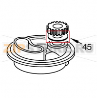 Washer, Shim (.015" Thk.) KitchenAid KSM103