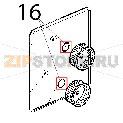 Уплотнитель вала двигателя Unox XVC 515G Уплотнитель вала двигателя Unox XVC 515GЗапчасть на деталировке под номером: 16