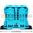 POWER CAGE CLAMP 2-проводные проходные клеммы; 185 мм?; боковые маркировочные разъемы; с крепежными фланцами; POWER CAGE CLAMP; 185,00 mm?; синие Wago 285-1164 - POWER CAGE CLAMP 2-проводные проходные клеммы; 185 мм?; боковые маркировочные разъемы; с крепежными фланцами; POWER CAGE CLAMP; 185,00 mm?; синие Wago 285-1164