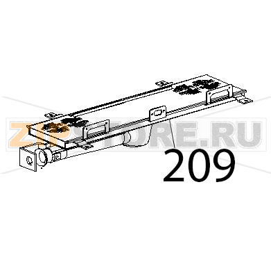 Ass. bruciatore ATM, 5 candele Unox XVC 515G Ass. bruciatore ATM, 5 candele Unox XVC 515GЗапчасть на деталировке под номером: 209