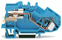 TOPJOB Classic 1-проводные клеммы с размыкателем нейтрали; 16 мм; CAGE CLAMP®; 16,00 mm; синие Wago 783-613