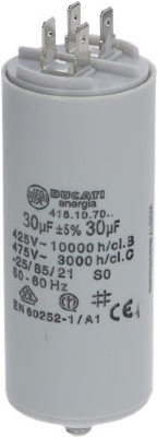CAPACITOR DUCATI ENERGIA 30µF 
