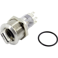 Переключатель поворотный 2x45°, 3 позиции TRU Components TC-GQ22-A-22X/31/B/12V/S203