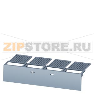 terminal cover 4-pole 1 unit accessory for: 3VA6 400/600 PI+draw-out technology 3VA6 400/600 Siemens 3VA9471-0WD40 