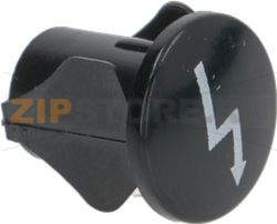 НАКЛЕЙКА НА КОЛПАЧОК С ЧЕРНЫМ СИМВОЛОМ &quot;0-1&quot; 