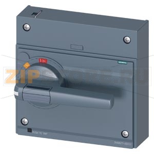 Front mounted rotary operator standard IEC IP30/40 accessory for: 3VA55/3VA65/3VA66 Siemens 3VA9677-0EK11 