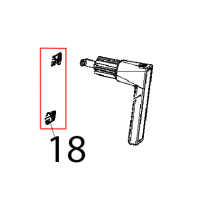 Cheftop and bakertop handle screws cover Unox XB 895