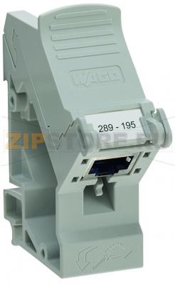 Интерфейсный модуль; RJ-45; Технология IDC; Кат. 6; в монтажном держателе; с экранированным соединением Wago 289-195 