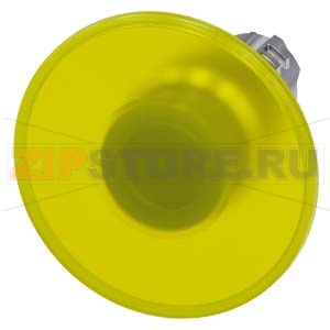 АКТУАТОР ГРИБОВИДНОЙ КНОПКИ С ВОЗМОЖНОСТЬЮ ПОДСВЕТКИ, 22MM, КРУГЛ., ГЛЯНЦЕВЫЙ МЕТАЛЛ, КНОПКА ЖЁЛТАЯ, 60MM, БЕЗ ФИКСАЦИИ, С МАРКИРОВКОЙ ЛАЗЕРОМ, ВЕРХНИЙ РЕГИСТР Siemens 3SU1051-1CD30-0AA0-Z&amp;nbsp;Y11 