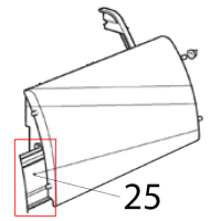 Bottom door frame Scotsman AF 124