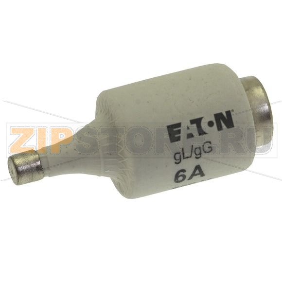 Предохранитель, 6 A, AC 500 В, 100 кА, D2, gL/gG, IEC с задержкой Eaton FUSE-D2 6A T GL/GG 500VAC 