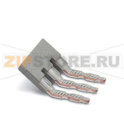 Гребенчатый мостик Phoenix Contact EB 3- 6 Полюсов: 3, Цвет: cерый.Минимальный заказ: 100 шт.Упаковка: 100 шт.