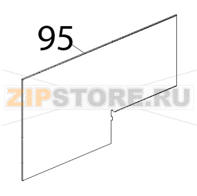 Vetro interno 743x432x6 BETFL Unox XBC 404 Vetro interno 743x432x6 BETFL Unox XBC 404Запчасть на деталировке под номером: 95
