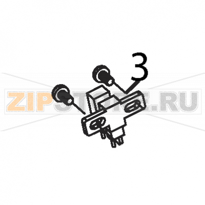 Reflecting sensor (headlift) Intermec PX4i Reflecting sensor (headlift) Intermec PX4iЗапчасть на деталировке под номером: 3Название запчасти на английском языке: Reflecting sensor (headlift) Intermec PX4i.