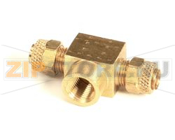 CONNETTORE A T, FEMMINA, 1/8 X 1/4 