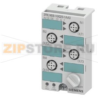 AS-INTERFACE КОМПАКТН.МОДУЛЬ K45, A/B SLAV,E (SPEC. 3.0), IP67, DIGITAL, 4X(1DI/1DO), MAX. 200MA ДЛЯ ALL I/O IN TOTAL MOUNTING PLATE 3RK19012EA00 ИЛИ 3RK19012DA00 ДО BE ORDEКРАСН. SEPARATELY Siemens 3RK2400-1GQ20-1AA3