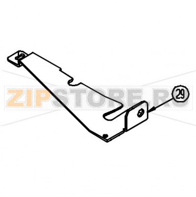 Фиксатор Datamax A-4408 Mark II RH Фиксатор Datamax A-4408 Mark II RHНазвание запчасти Datamax на английском языке: BRACKET