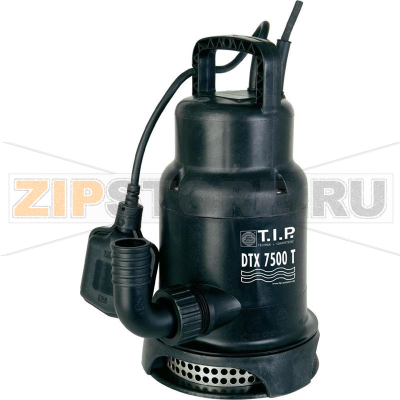 Насос дренажный для грязной воды 7500 л/ч, 6 м, 1 шт T.I.P. 30258 