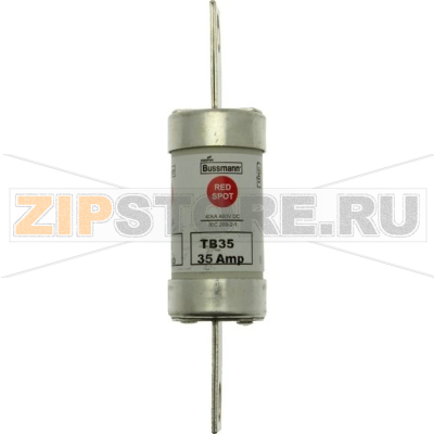 Предохранитель, 35 A, AC 660 В, DC 460 В, 80 кА, BS88, 27x112 мм, gL/gG, BS Eaton 35A 660V AC/4 