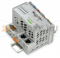 Контроллер PFC200; 2 x ETHERNET, RS-232/-485; Технология телеуправления; Внешняя температура; ECO; светло-серые Wago 750-8202/025-002