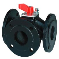 VBF21.50 - 3-ходовые поворотные клапаны, фланцевые, PN6, DN50, kvs 40 Siemens VBF21.50