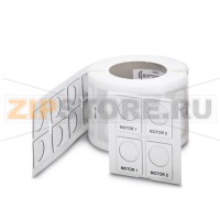 Пластиковая табличка с отверстием Phoenix Contact EMLP 24 (30X12)R RD
