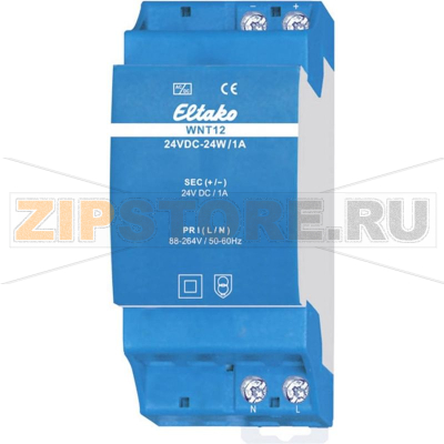 Блок питания на DIN-рейку 2 А, 24 Вт Eltako WNT12-12VDC-24W/2A 