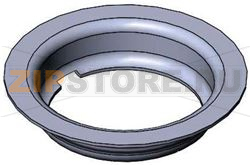 3-1/2 WASTE DRAIN FACE FLANGE, STAINLES 