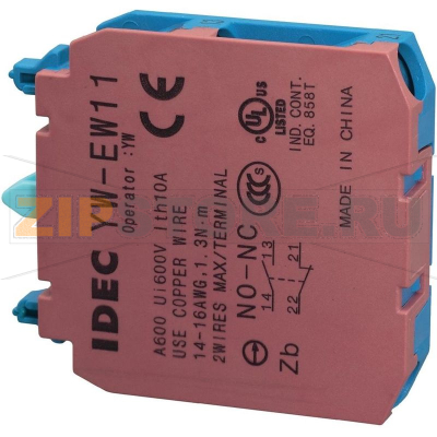 Элемент контактный 240 В/AC, 1 шт IDEC YW-EW11 