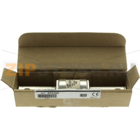 Предохранитель, 200 A, AC 415 В, 80 кА, BS88/B2, 31x158 мм, gL/gG, BS Eaton 200AMP 415V AC INDUST 