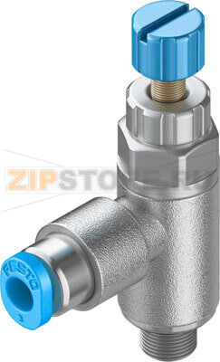 Дроссель с обратным клапаном Festo GRLA-M5-QS-3-RS-D 