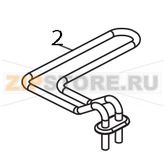 Resistenza 2100W Elettrobar Fast 80D Resistenza 2100W Elettrobar Fast 80DЗапчасть на деталировке под номером: 2