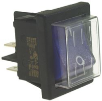 INTERRUTTORE BIP.LUM.BLU I-O 16(6)A/250V
