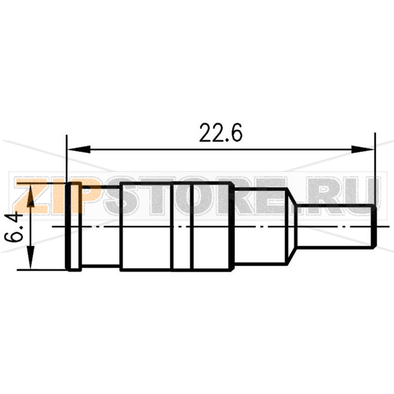 Разъем SMB, 50 Ом, 1 шт Telegärtner J01161A0761 